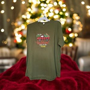 Olive Green Women's Short Sleeve Tee